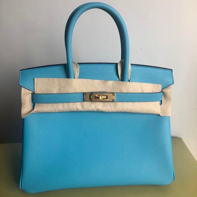 Hermès Birkin 30 Bleu du Nord Epsom Gold Hardware GHW