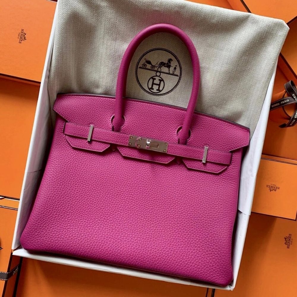 Hermès Birkin 30 Rose Pourpre Pink Bag