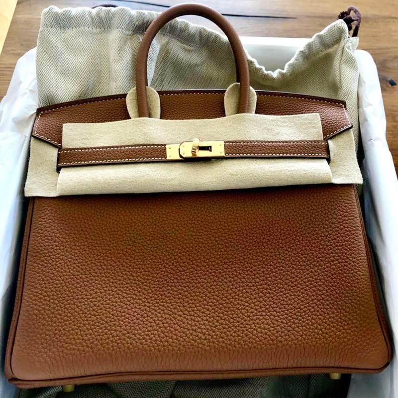 Hermès Birkin 25 Gold Togo Gold Hardware GHW