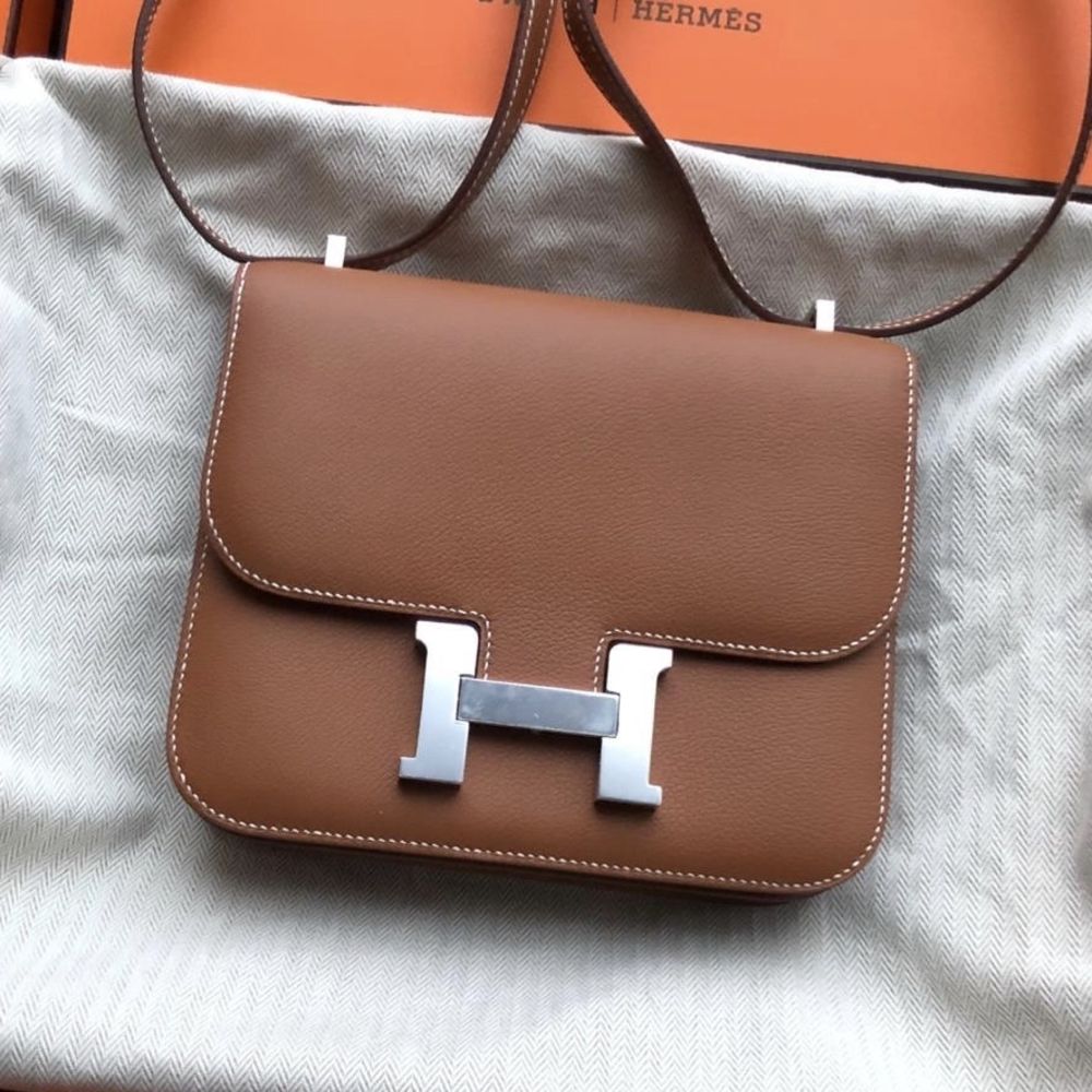 Hermès Constance 18 Rouge H Evercolor Gold Hardware GHW — The French Hunter
