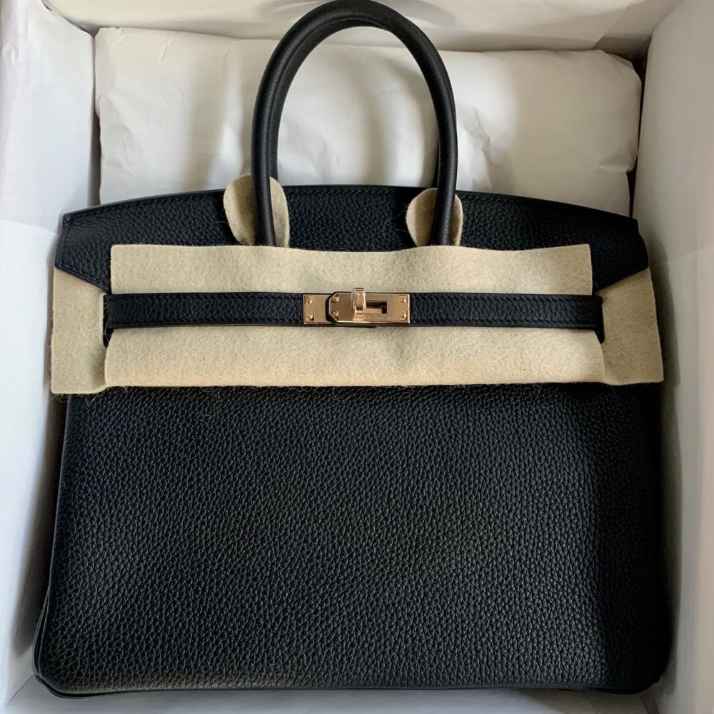 Hermes birkin black rose gold hardware Clearance