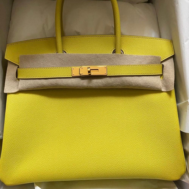 Hermès Birkin 30 Lime Epsom Gold Hardware GHW