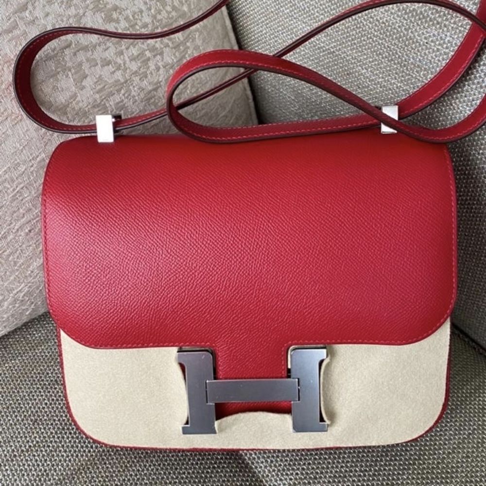 Hermes Birkin Bag 30cm Rouge H Epsom Palladium Hardware