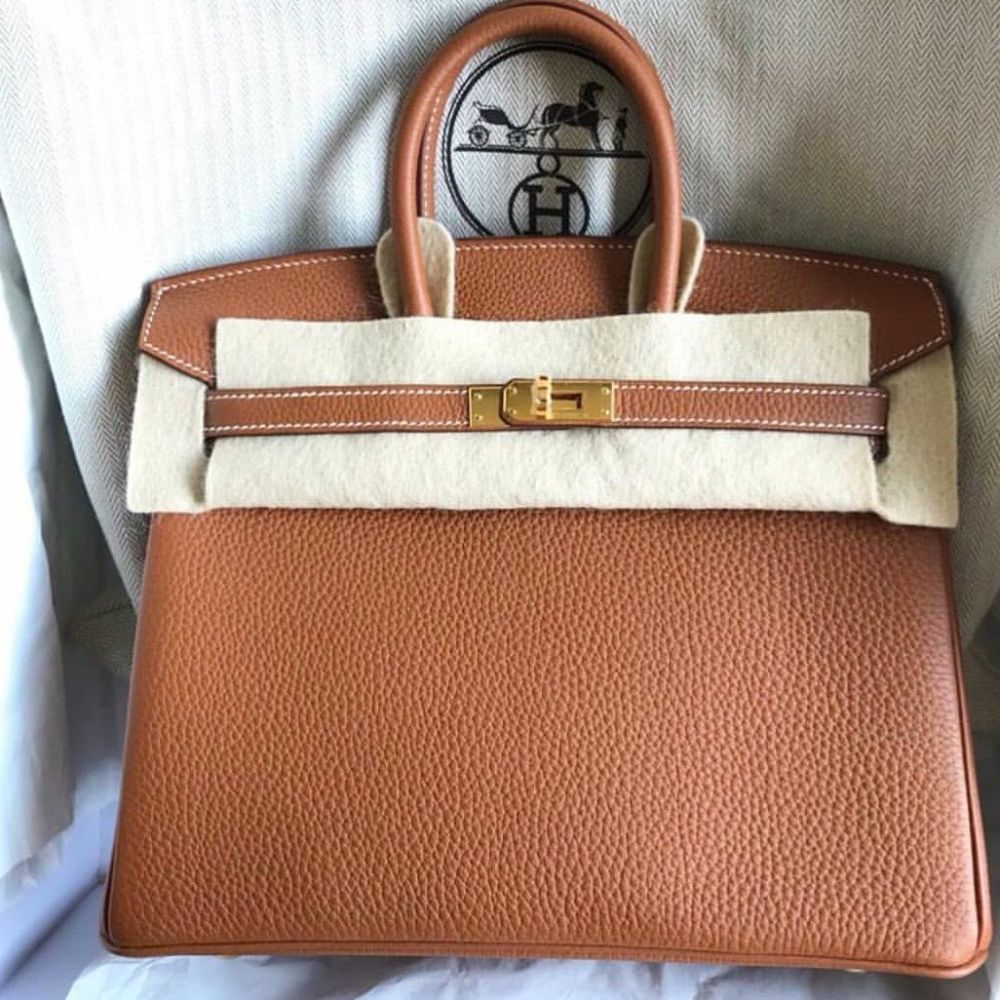 Hermès Birkin 25 Gold Togo Gold Hardware GHW
