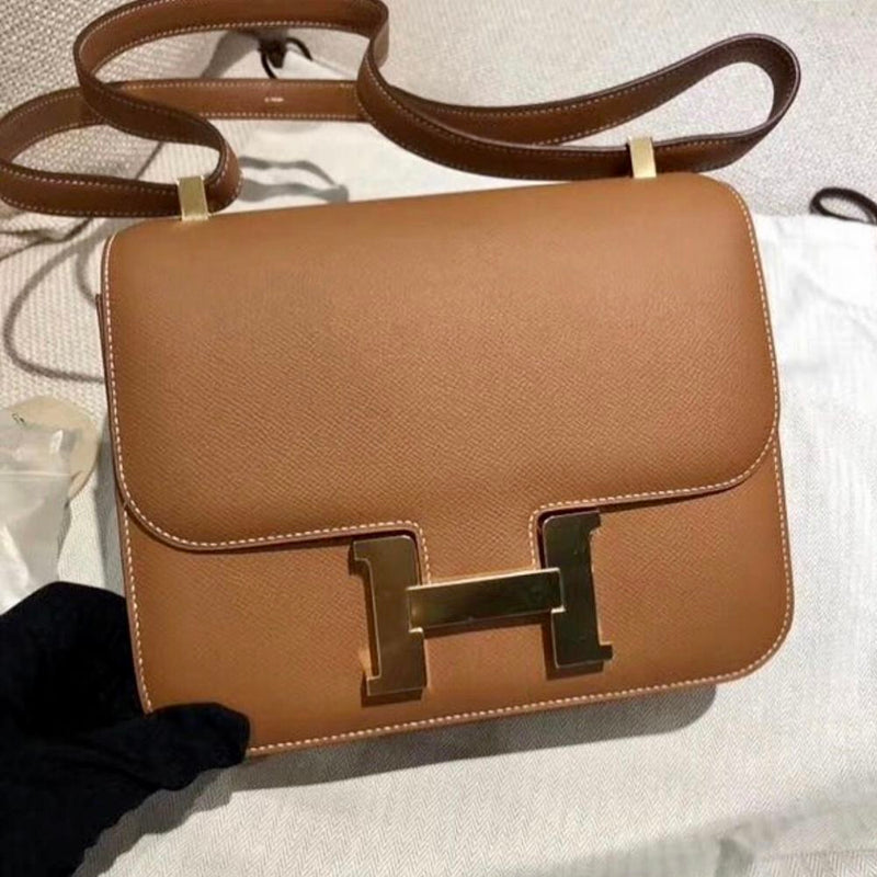 Hermès Constance 18 Gold Epsom Gold Hardware GHW