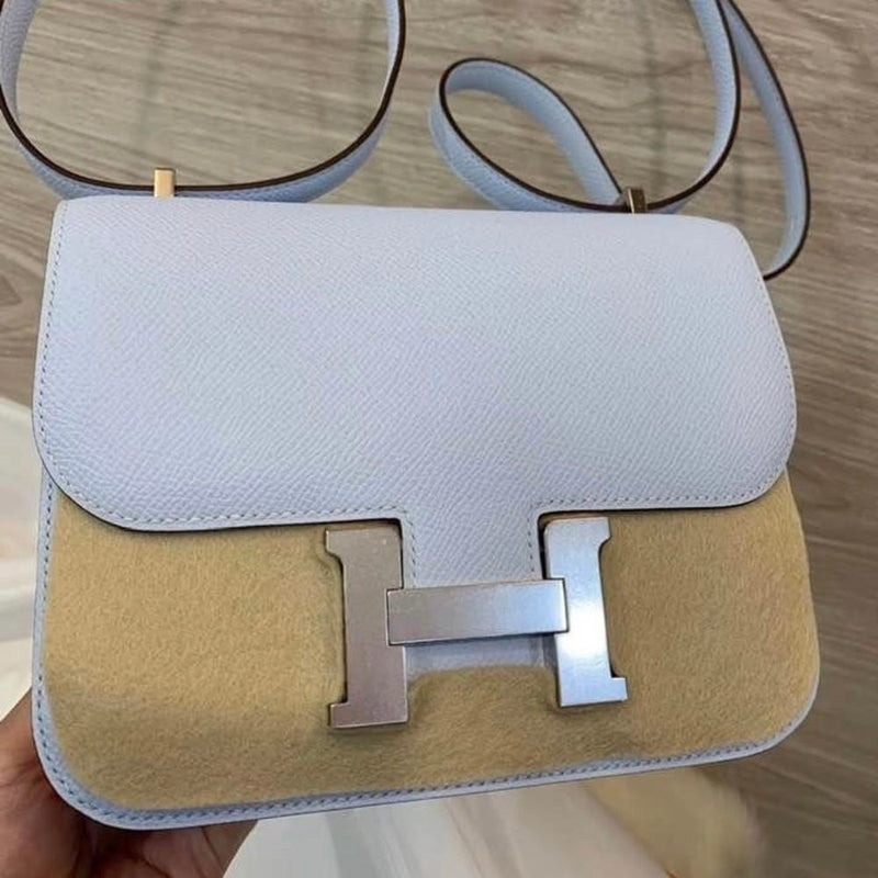 Hermès Constance 18 Brume Epsom Palladium Hardware PHW