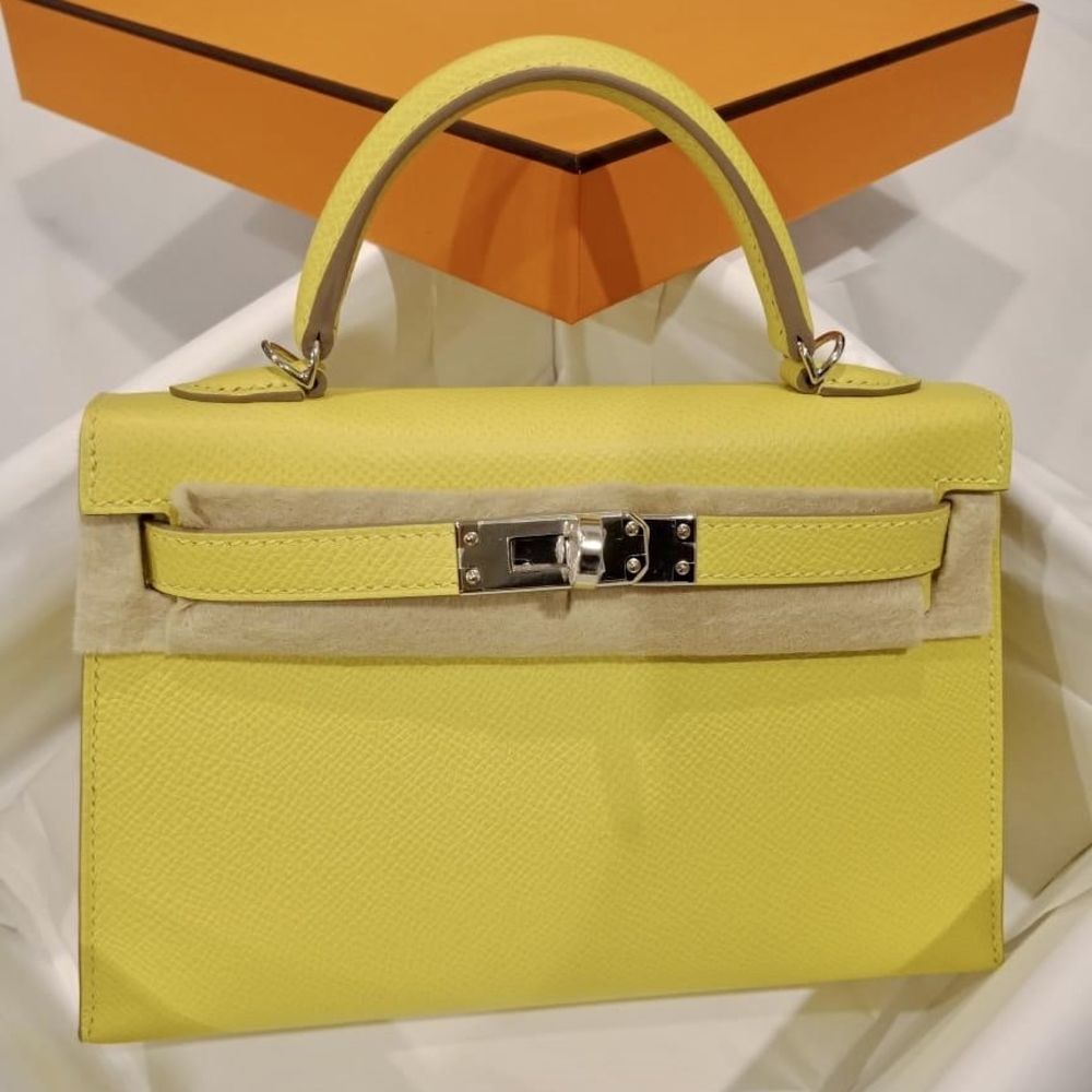 Hermès Lime Epsom Mini Kelly 20 Palladium Hardware, 2020 Available For  Immediate Sale At Sotheby's