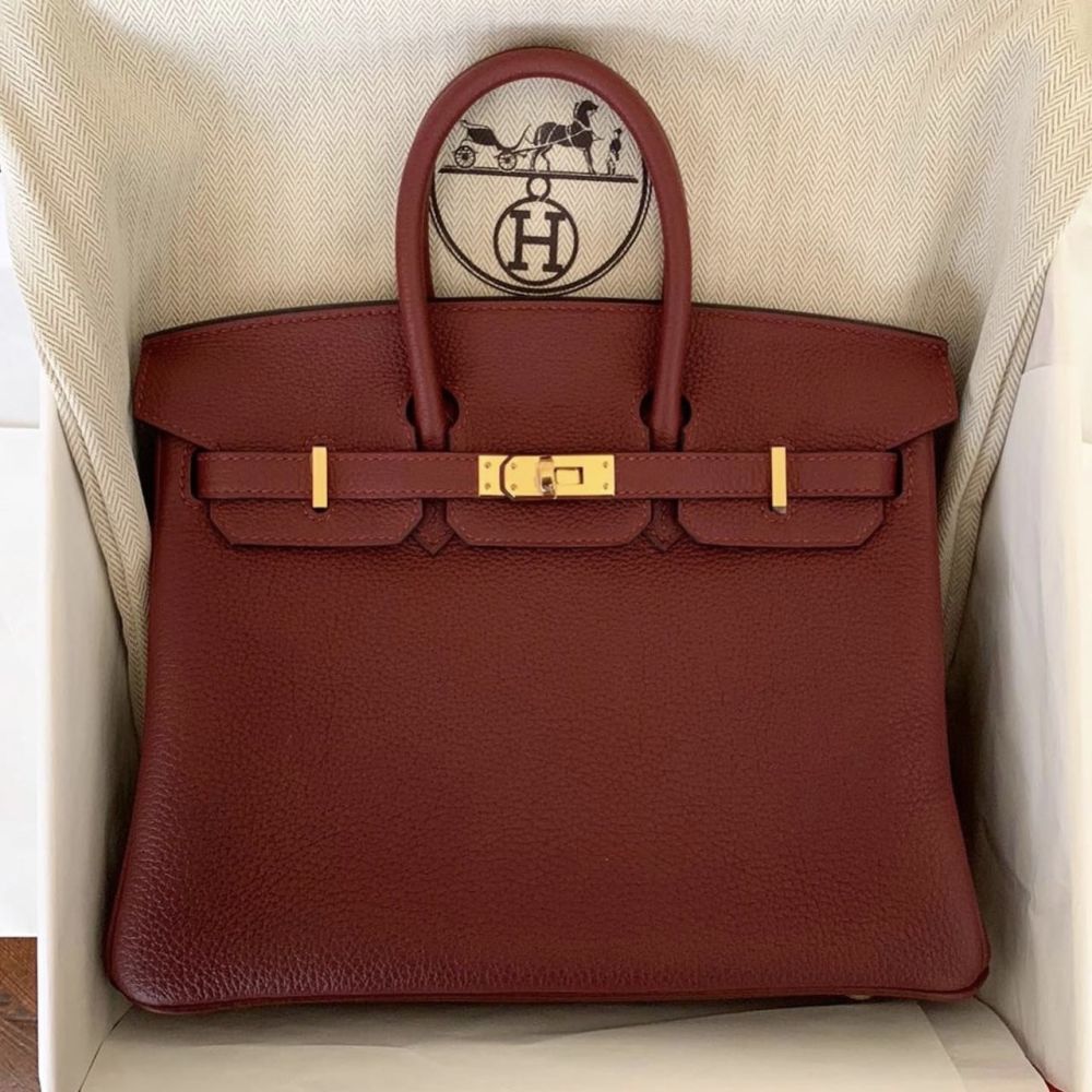 Hermès Birkin 25 Rouge H Togo Gold Hardware GHW