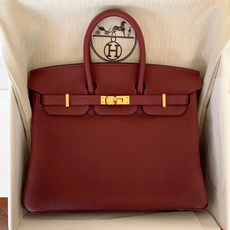 Hermès Birkin 25 Rouge H Togo Gold Hardware GHW