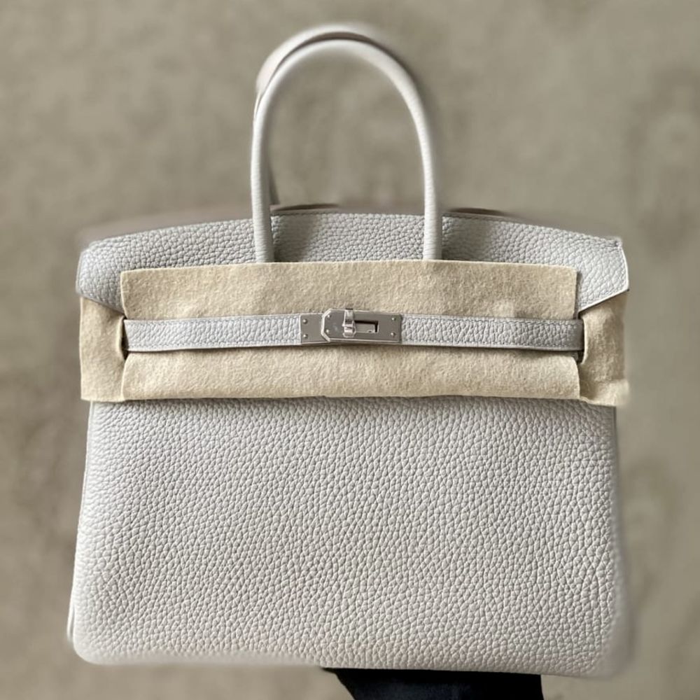 Hermès Birkin 25 Gris Perle Togo Palladium Hardware PHW