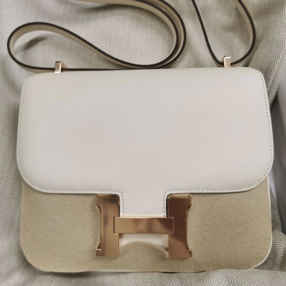 Hermès Constance 18 Nata Swift Rose Gold Hardware RGHW