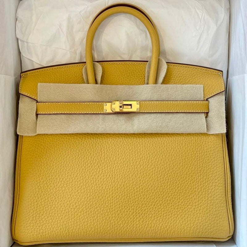 Hermès Birkin 25 Curry Togo Gold Hardware GHW