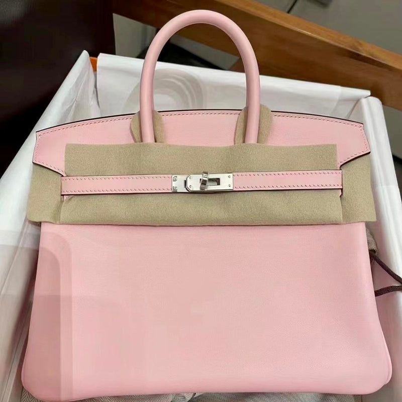 Hermès Birkin 25 Rose Sakura Swift Palladium Hardware PHW