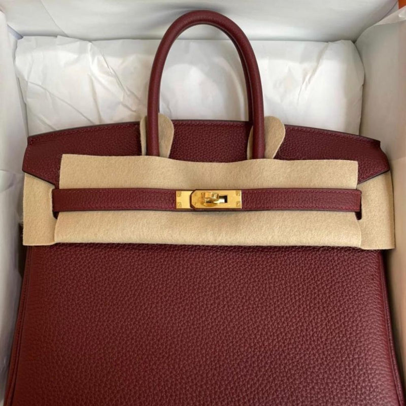 Hermès Birkin 25 Rouge H Togo Gold Hardware GHW