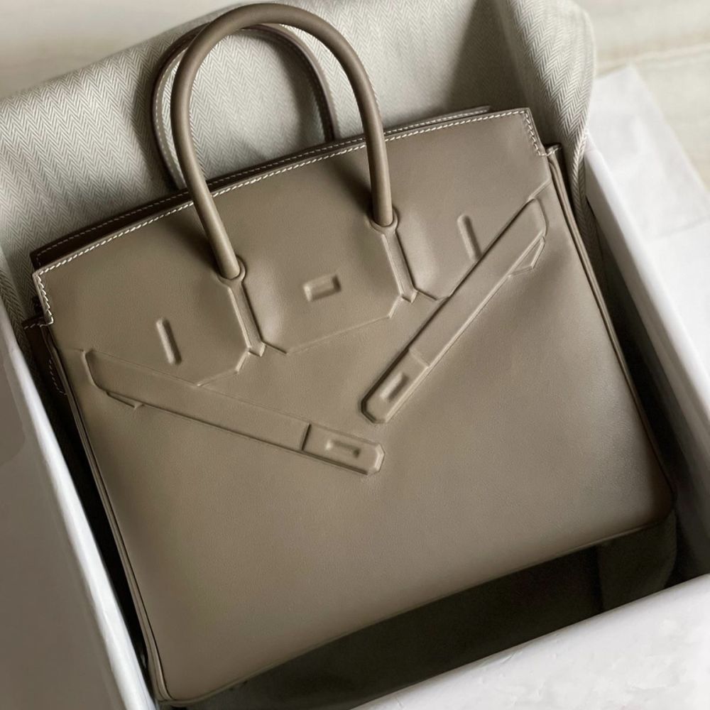 Hermès Birkin 25 Etoupe Shadow Swift