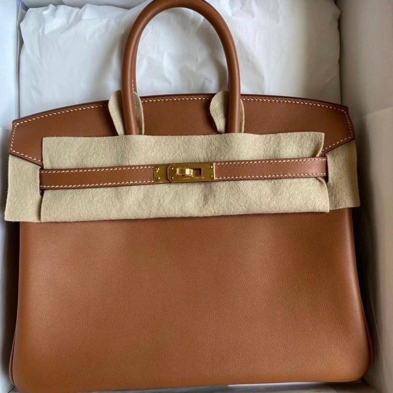 Hermès Birkin 25 Gold Swift Gold Hardware GHW