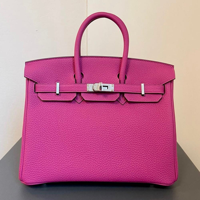 Hermès Birkin 25 Rose Pourpre Togo Palladium Hardware PHW