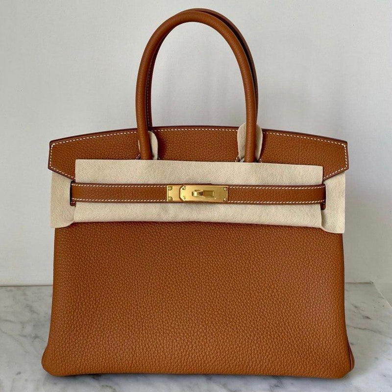 Hermès Birkin 30 Gold Togo Gold Hardware GHW