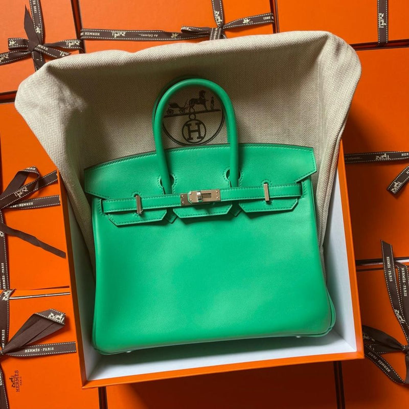 Hermès Birkin 25 Menthe Swift Palladium Hardware PHW