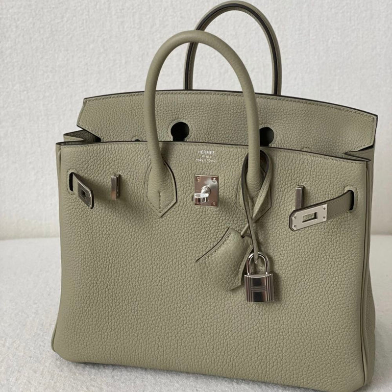 Hermès Birkin 25 Sauge Togo Palladium Hardware PHW